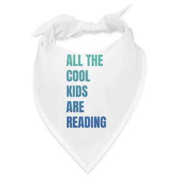 Alle Coolen Kids Lesen Lehrer - Bandana - Weiß - Vorne