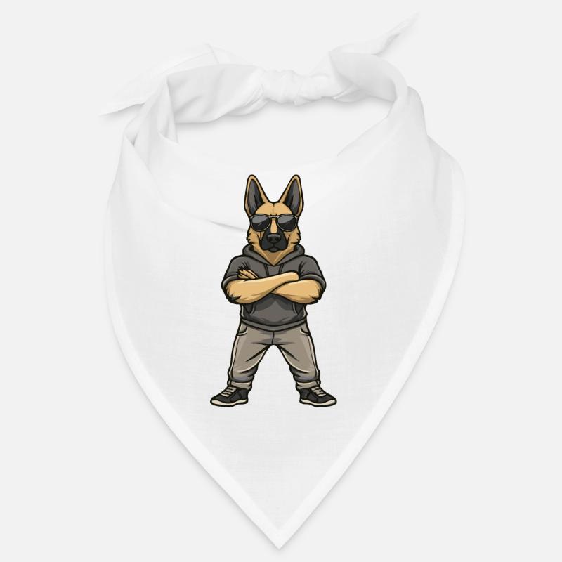 German Shepherd Comic Bandana