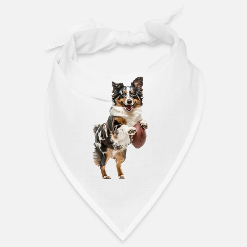 Australischer Schäferhund - Bandana - Weiß