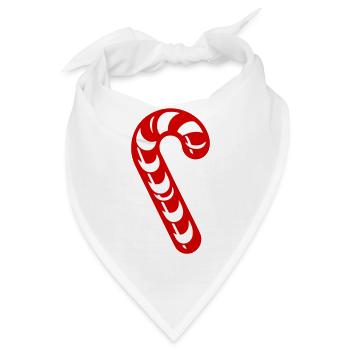 Zuckerstange - Bandana - Weiß - Vorne