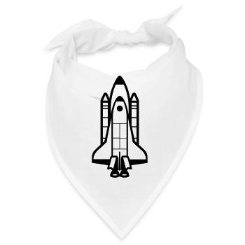 Rakete - Bandana - Weiß - Vorne