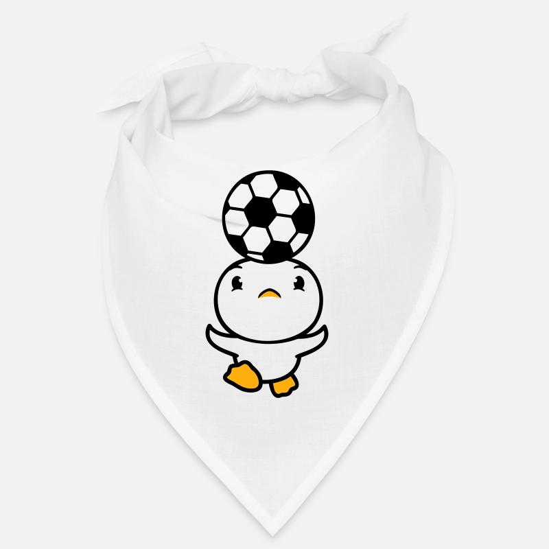 Duck Playing Soccer Header Ball Balancing Head Bandana