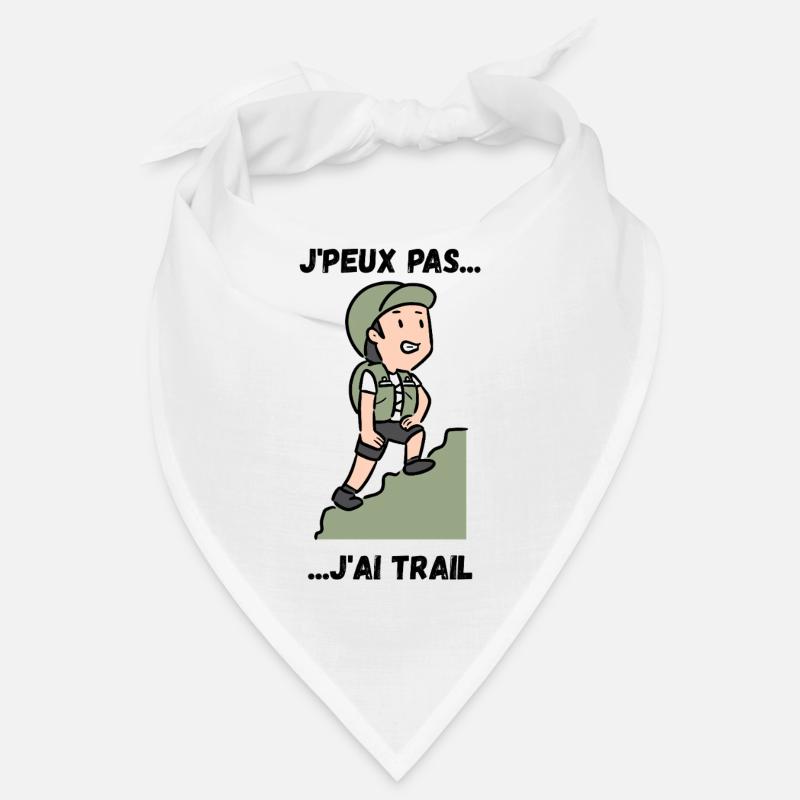 J'peux pas j'ai Trail - Bandana - blanc