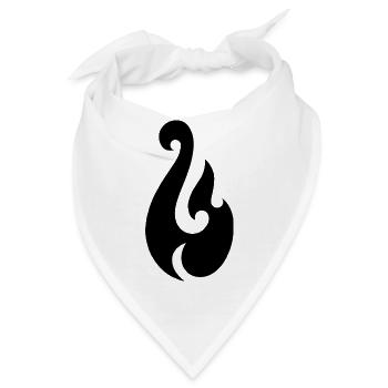 Mauis Haken - Bandana - Weiß - Vorne
