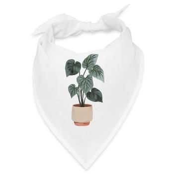 Blumentopf Minimal - Bandana - Weiß - Vorne