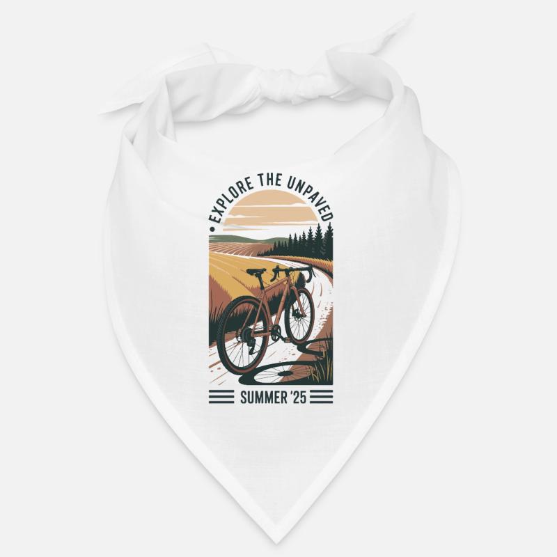 Cycling through the summer fields Bandana