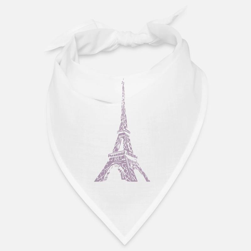 Eiffelturm Silhouette Paris Grunge Look Bandana