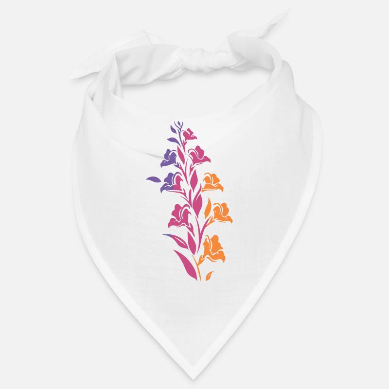 Branche florale colorée Bandana