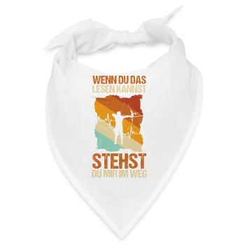 Bogenschütze Bogensport Bogenschießen - Bandana - Weiß - Vorne