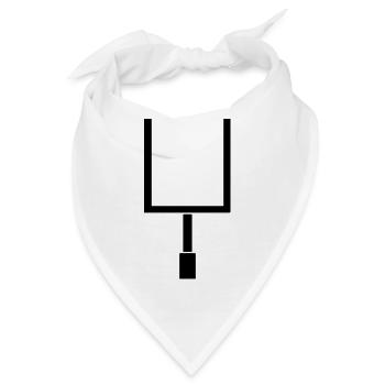 American-Football-Tor - Bandana - Weiß - Vorne