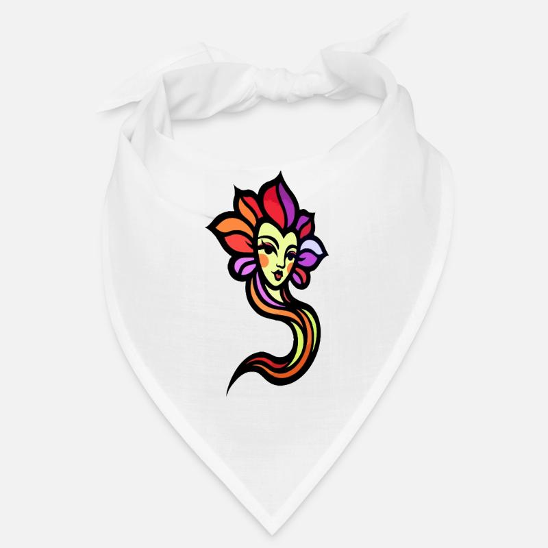 Sonnengöttin in Regenbogenfarben Bandana