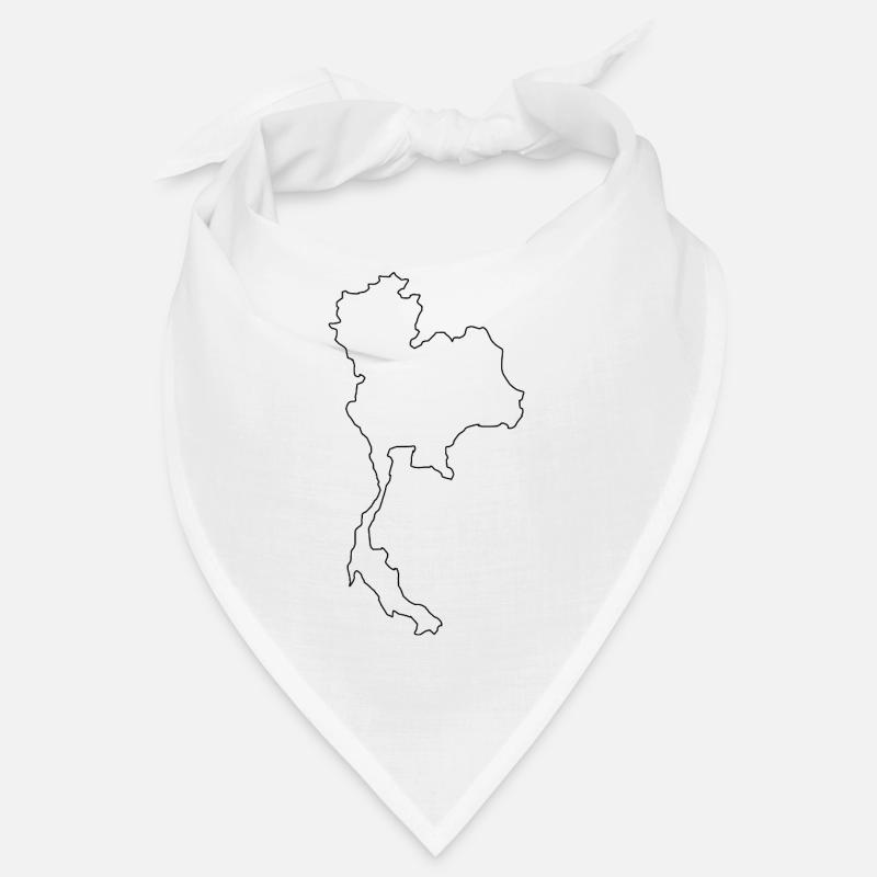 Plan de la carte de la Thaïlande Bandana