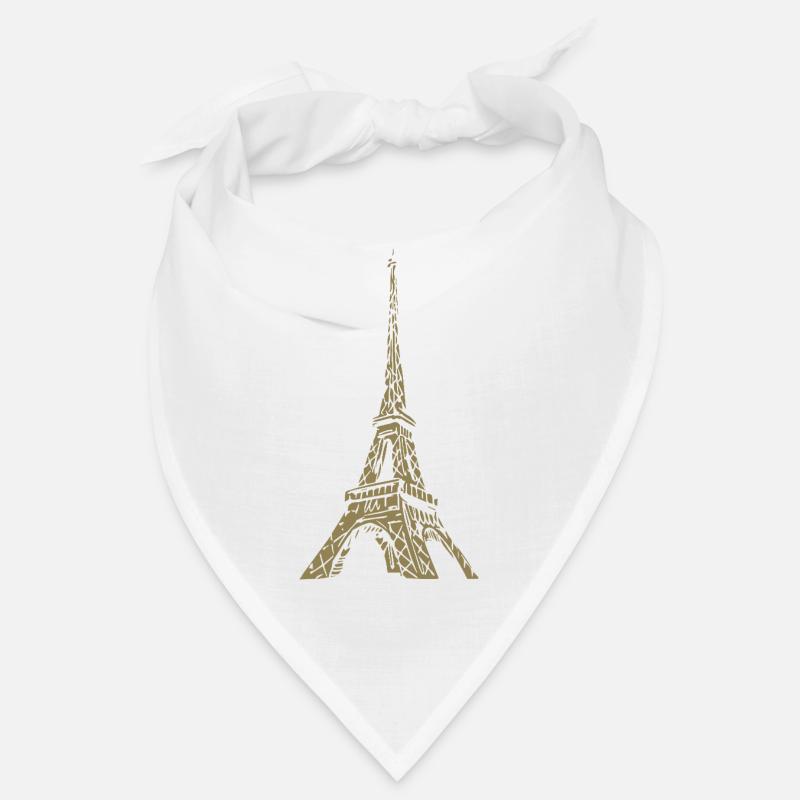 Tour Eiffel Paris monument minimaliste Bandana