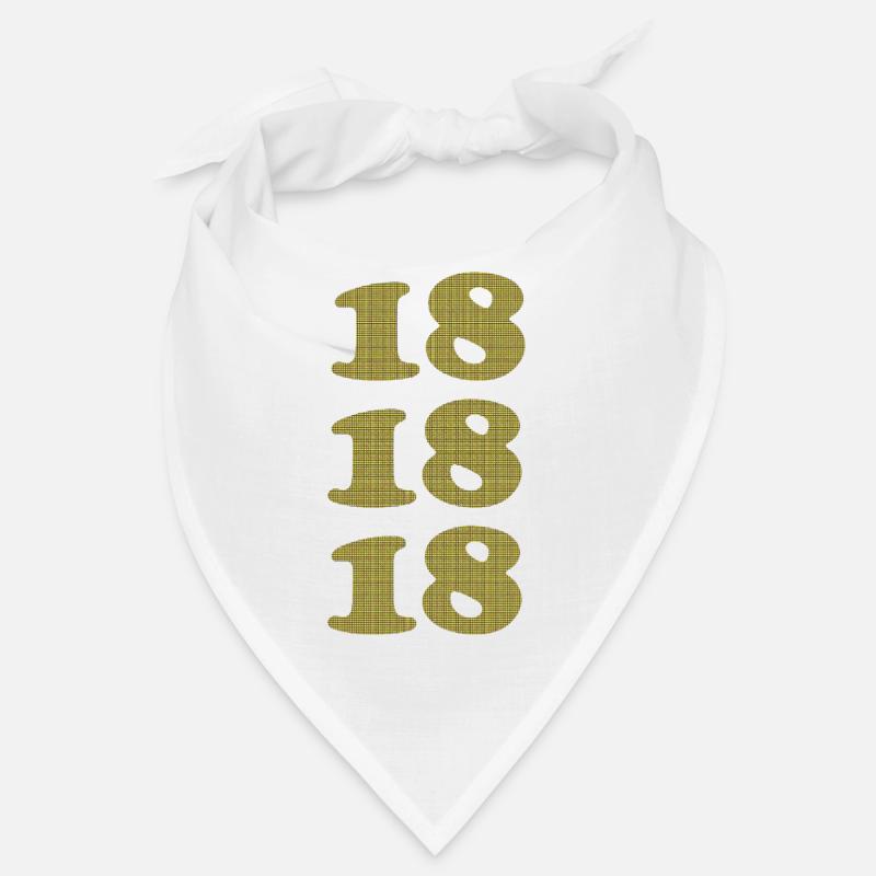 18 ans de conception anniversaire du Plaid Bandana