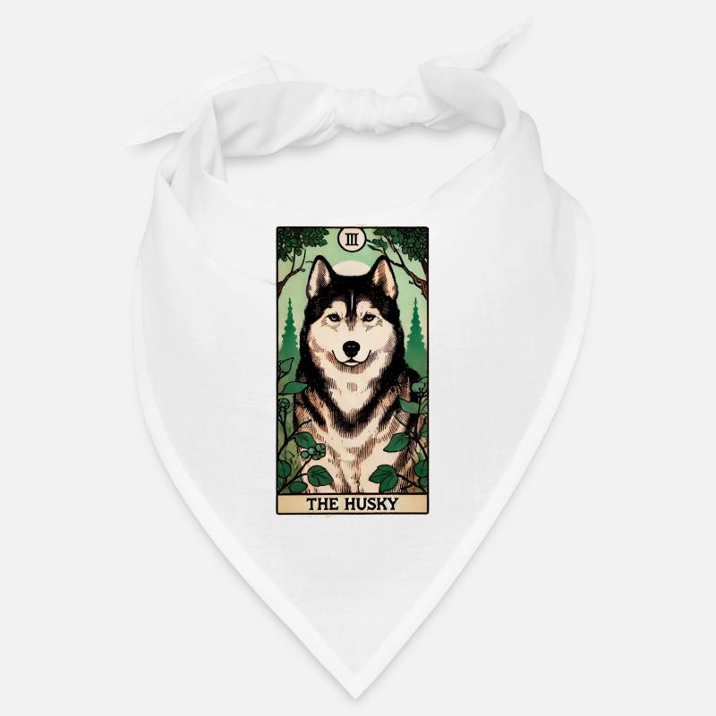 Carte de tarot Husky Forest Bandana