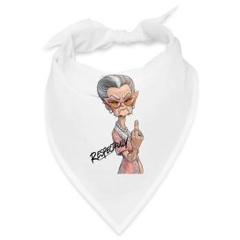 Respectfully - Bandana - Weiß - Vorne