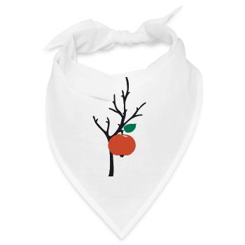 Apfelbaum apple tree - Bandana - Weiß - Vorne