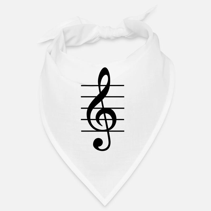 treble clef Bandana
