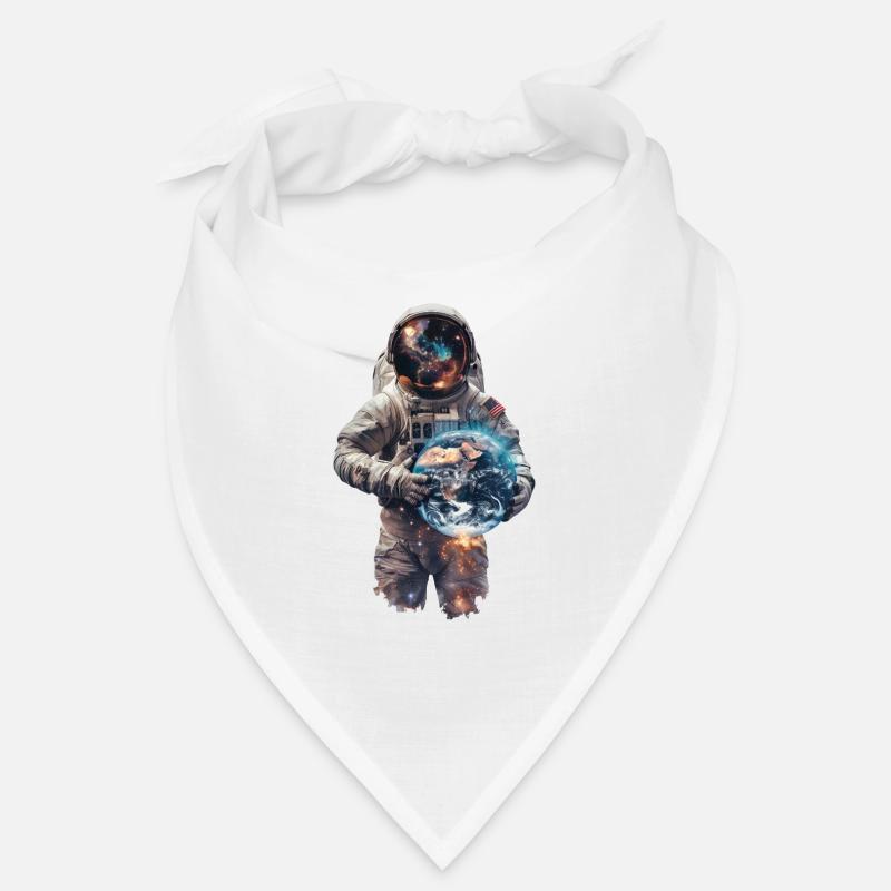 Astronaut mit Erde Bandana
