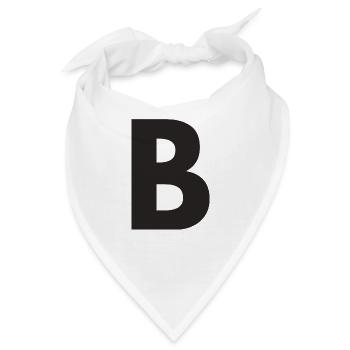 B - Bandana - Weiß - Vorne