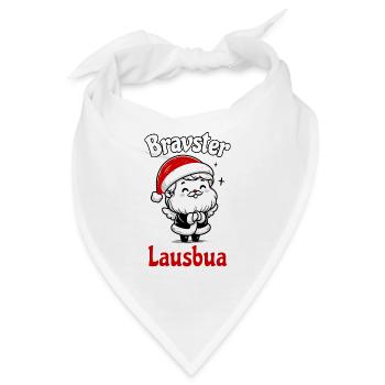 Bravster Lausbua - Bandana - Weiß - Vorne