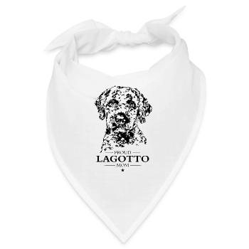 Lagotto Mom Hunde Hund Lagotto Romagnolo Wilsigns - Bandana - Weiß - Vorne