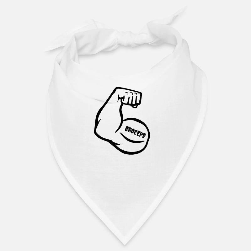 witty muscle arm with biceps Bandana