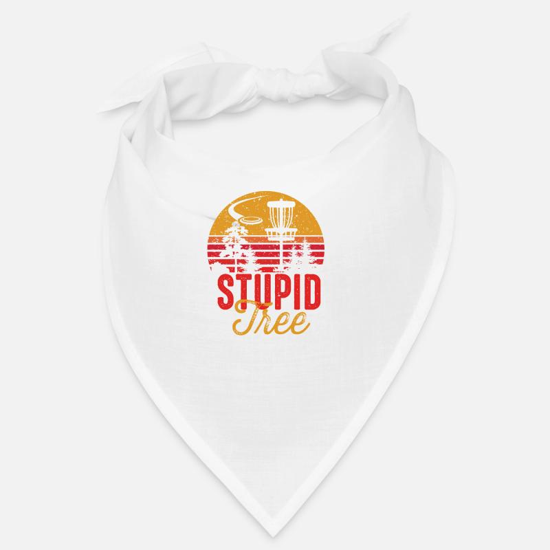 Stupid Tree Frisbee Disc Golf Design Bandana