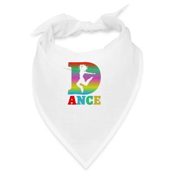 dance - Bandana - Weiß - Vorne