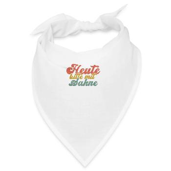 Heute bitte mit Sahne - Bandana - Weiß - Vorne