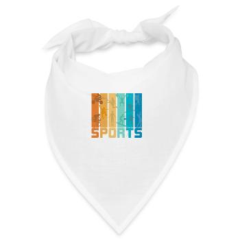 Sports - Bandana - Weiß - Vorne
