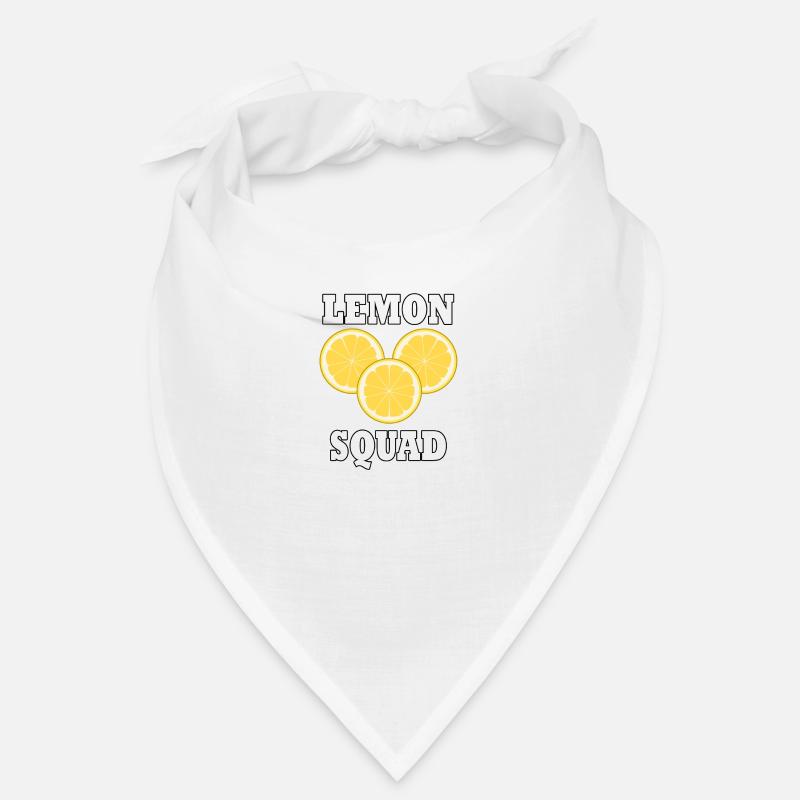 Team Lemonade Ironic Saying Exotic Fruit Lemon Bandana