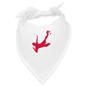 Soccer - Red - Bandana - Weiß - Vorne