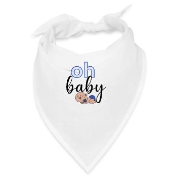 Oh Baby - Bandana - Weiß - Vorne