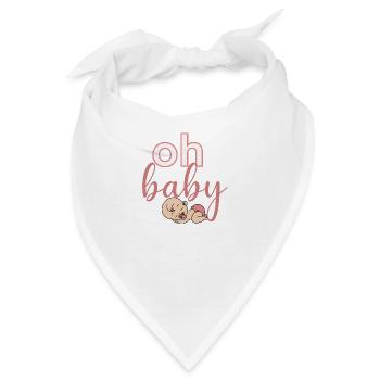 Oh Baby - Bandana - Weiß - Vorne