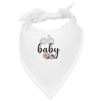 Oh Baby - Bandana - Weiß - Vorne