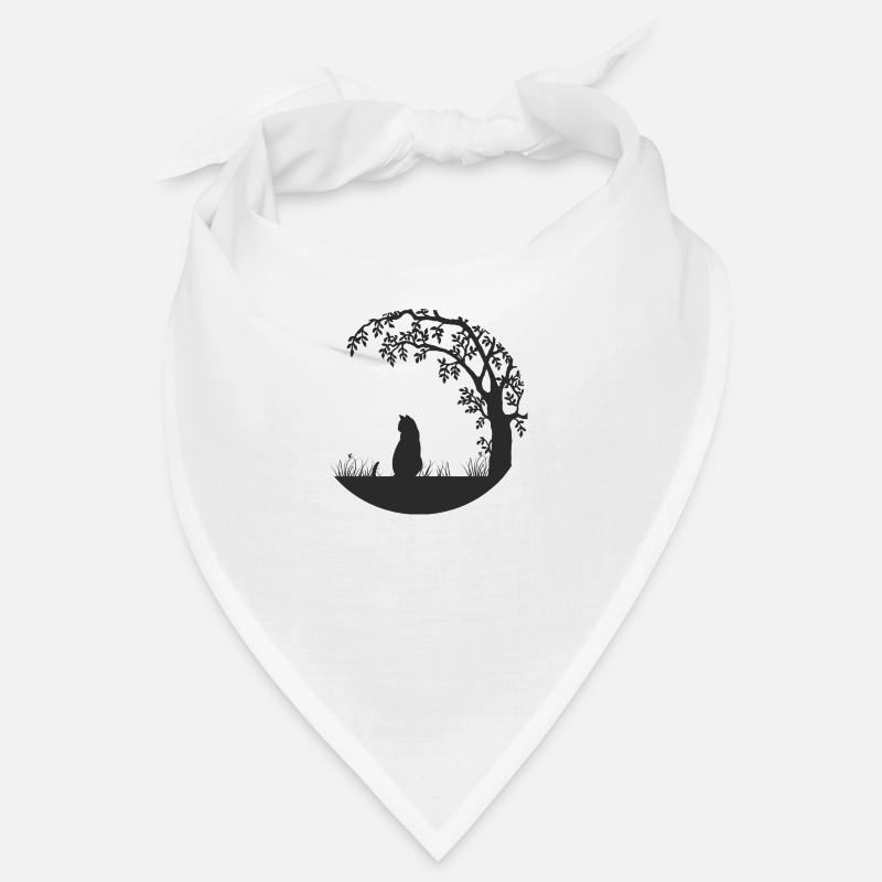Cat under the tree - cute gift Bandana