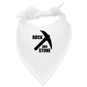 Fels und Stein - Fels und Stein! - Bandana - Weiß - Vorne