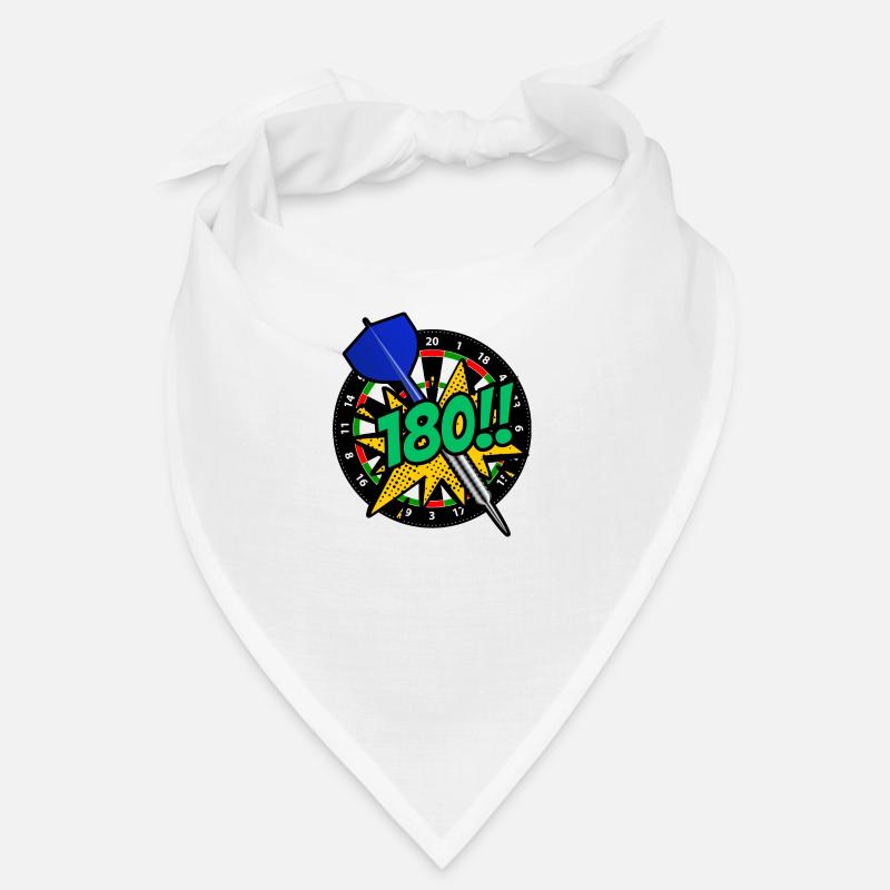 Jeu de fléchettes - Fléchettes - Éventails de fléchettes - Joueurs de fléchettes 180 Bandana