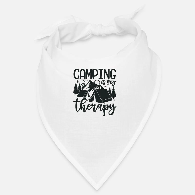 Camping is my therapy Bandana