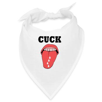 cuckold cuck - Bandana - Weiß - Vorne