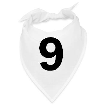 9 - Bandana - Weiß - Vorne