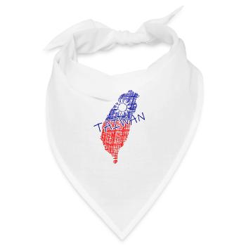 Taiwan - Bandana - Weiß - Vorne