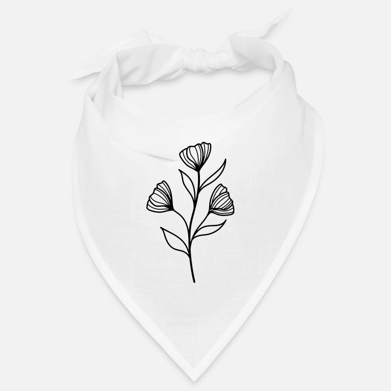 simple Wildblume Bandana