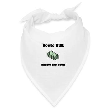 BWL Boss Spruch Geschenk BWL Student - Bandana - Weiß - Vorne