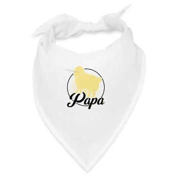 Schafzucht Landwirt Nutztier Schafe Geschenk - Bandana - Weiß - Vorne