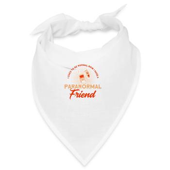 Spukhaus Geisterjäger Geisterjagd Geschenk - Bandana - Weiß - Vorne