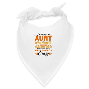 Tanten Tante Schwester Tanten Familie Geschenk - Bandana - Weiß - Vorne