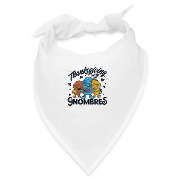 Erntedankfest Lustige Zwerge Kostüm Herbst - Bandana - Weiß - Vorne