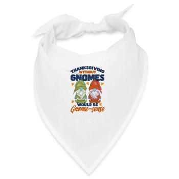 Erntedankfest Lustige Zwerge Kostüm Herbst - Bandana - Weiß - Vorne